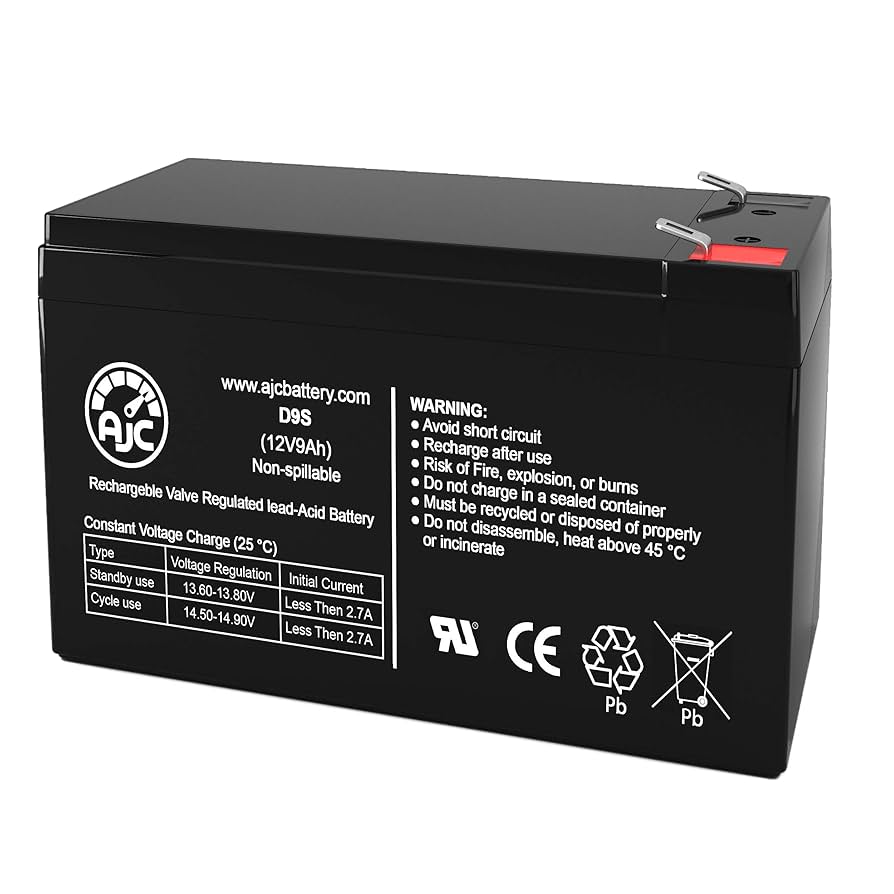 1590 8ah高品質バッテリー Amazon.com: AJC Battery Compatible with W Box Technologies